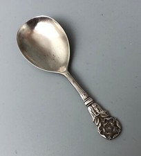 Vintage Solid Silver Caddy Spoon J B Chatterley Birmingham 1959 BZX