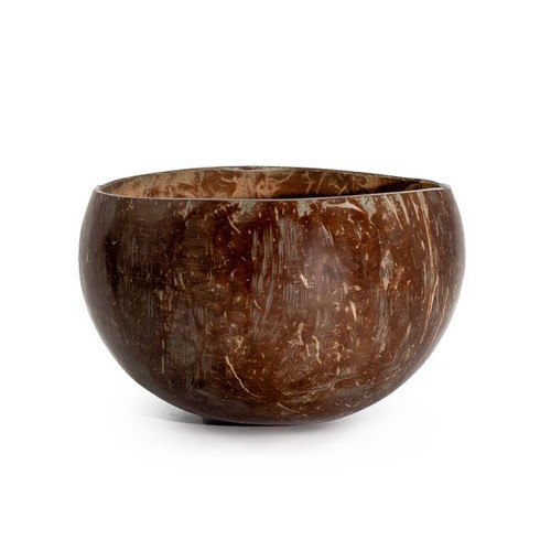 Small natural coconut - small, bowl