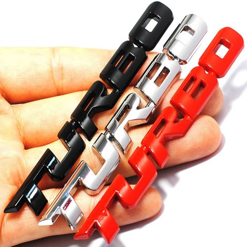 1pc turbo logo sport metal - sport,