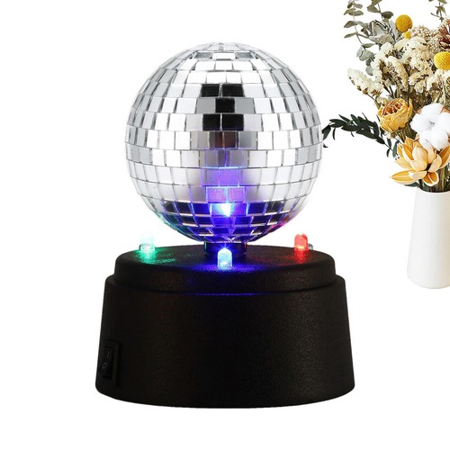 Mirror disco ball silver - ball,