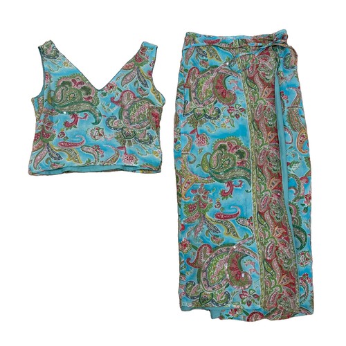 Vtg rene derhy - rene, paisley