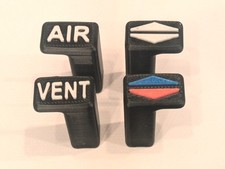 TRIUMPH TR7 TR8 heater control knobs a/c