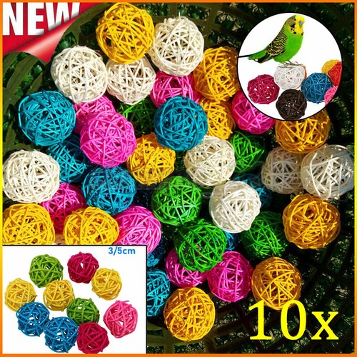 10x bird rattan ball - 10x,