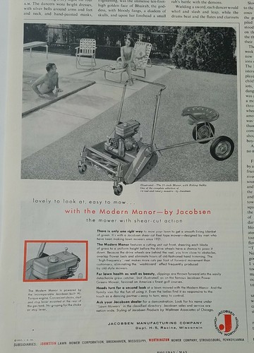 1957 jacobsen manor lawn - 1957, in