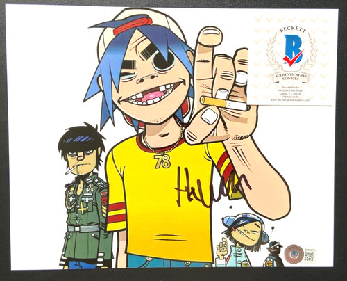 Jamie hewlett signed - hewlett,