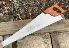 Vintage Spear & Jackson Spearior 88 26" Hand Saw 7tpi Woodworking Old Tool