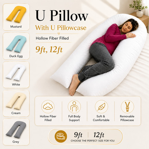 U pillow full body - u,