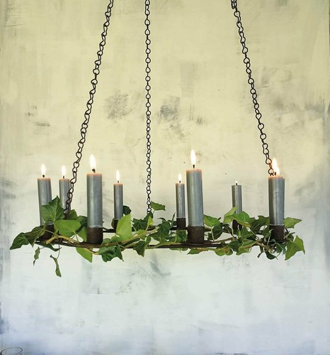 Rustic round hanging - round, taper