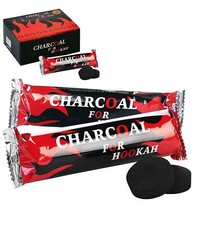 100 Charcoal Disc Tablet Coal Instant Light AlFakher Fahem Hookah Nargila Shisha