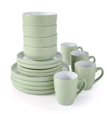 16pcs Pastel 2Tone Green