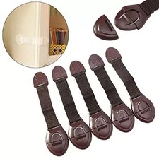 1/5/10x Baby Safety Kid Child Lock Proof Cabinet Cupboard Drawer Fridge Pet Door