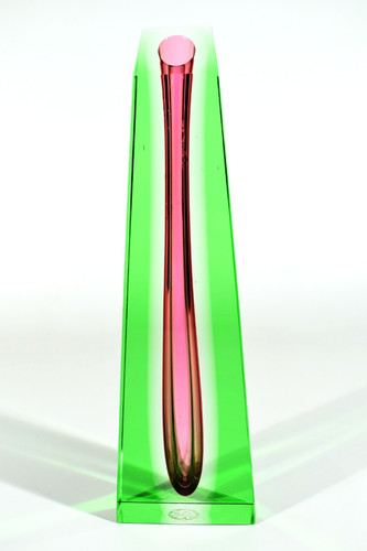 Exbor czech glass vase - czech,