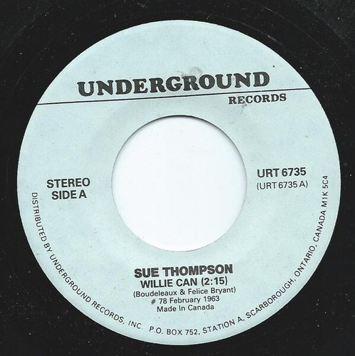 Sue thompson willie can - thompson,