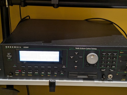 Kurzweil k2500r rack - rack, mounted