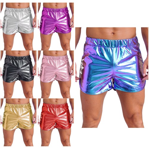 Men metallic shiny - metallic, booty