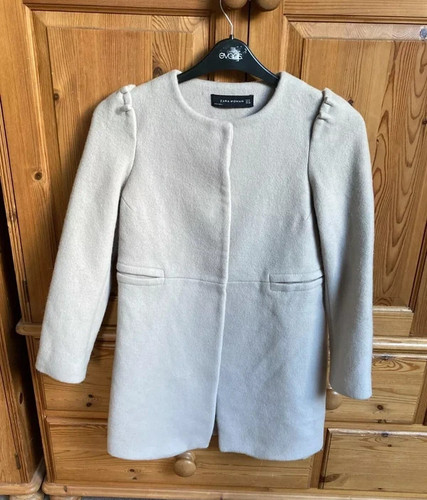 Zara woman dark beige - beige, wool