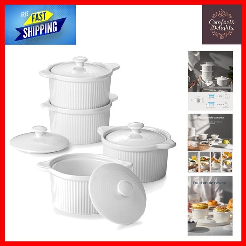 Porcelain ramekins set with - set,