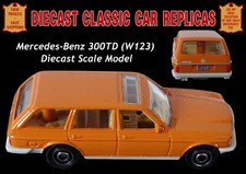 MERCEDES W123 300TD ESTATE 1980; STUNNING NEW MATCHBOX RETRO DIECAST SCALE MODEL