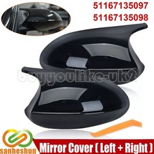 Pair Gloss Black Wing Mirror
