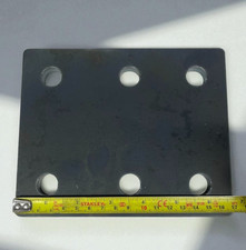 Steel Tow Bar LEVELING DROP PLATE Adjustable 140 x 170 x 10mm Made in Cornwall