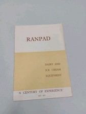 Ranpad Dairy And Ice cream Equipment Catalogue 1949