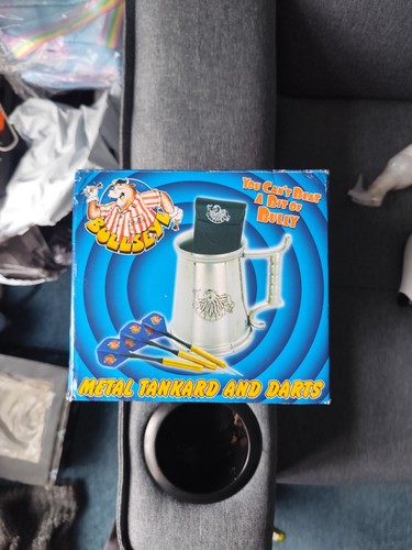 Bullseye metal tankard and - metal,