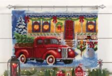 Rug Making Latch Hooking Kit | Vintage Christmas (52x38cm)