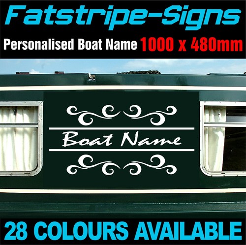 Personalised narrow boat barge - personalised,