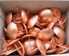 new 100 x copper brushed 11mm
