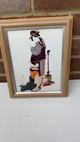 Vintage japanese ukiyo - ukiyo-e, art