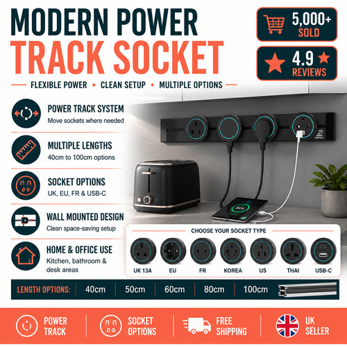 Wall power track - power,