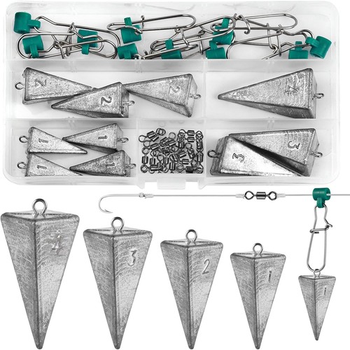 4oz pyramid sinkers - 10,