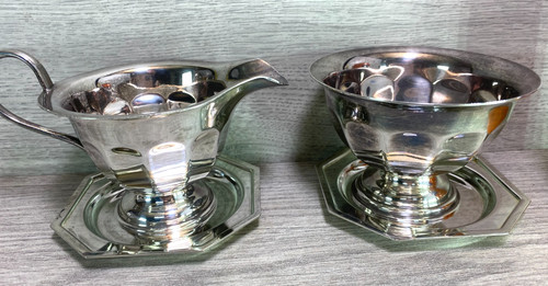 Vintage sugar bowl - and, milk