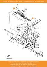 YAMAHA Collar, 90387-123X6 OEM