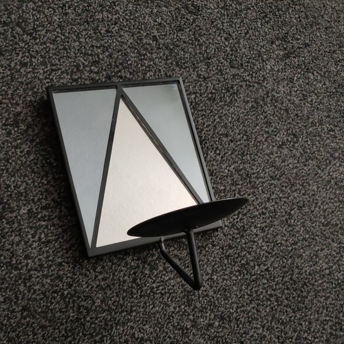 Contemporary mirrored candle - contemporary,