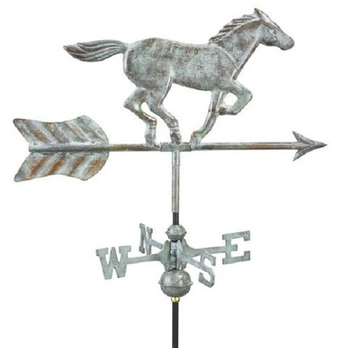 Horse copper verdigris - horse,