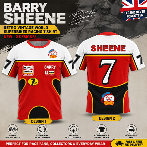 Barry sheene retro vintage - sheene,
