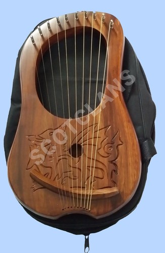 Lyre harp metal strings - harp,