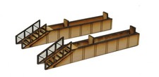 N-FB005 Footbridge Height Extension N Gauge Model Laser Cut Kit