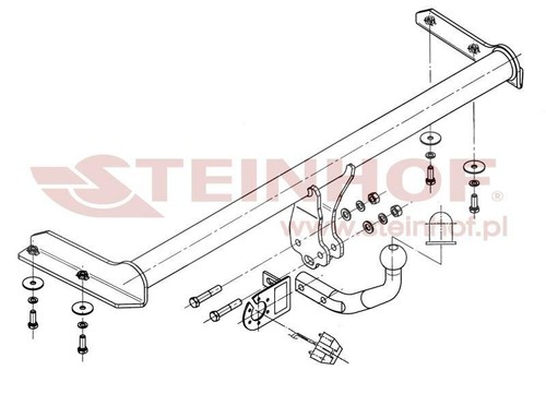 Steinhof towbar for volkswagen - towbar,