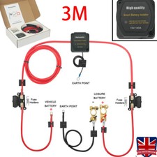 3m Ready Made Split Charge Relay Kit 12v 140 AMP VSR 110Amp Lead T4 T5 Camper