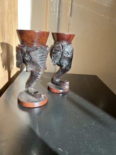 Vintage african hand carved - vintage,