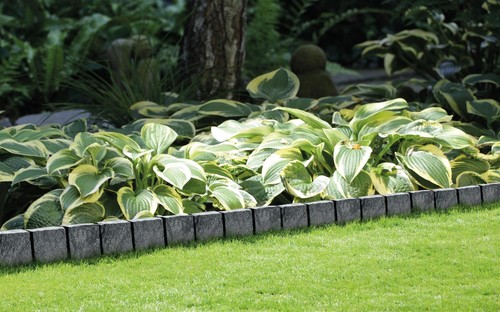 Garden lawn edging granite - edging,