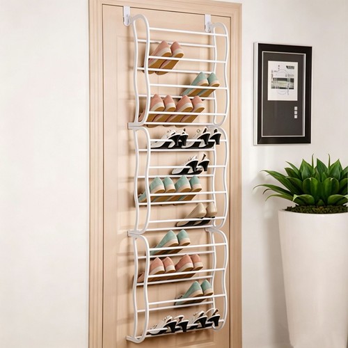 Pair over door hanging shoe - over,