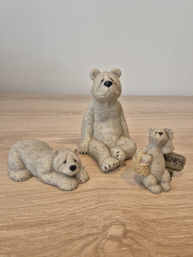 Quarry critters bear figurines - quarry,