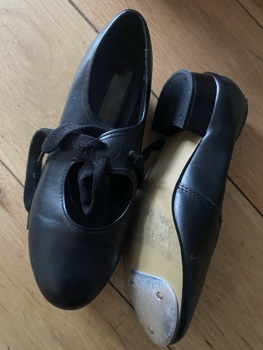 Black tap dancing shoes - dancing, shoes-size