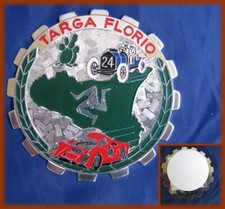 ALFA ROMEO BUGATTI FERRARI MASERATI - Emblem logo badge TARGA FLORIO