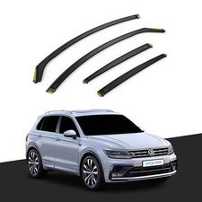 VW TIGUAN MK2 2016-2023 5 Door SUV Wind Deflectors 4pc Tinted