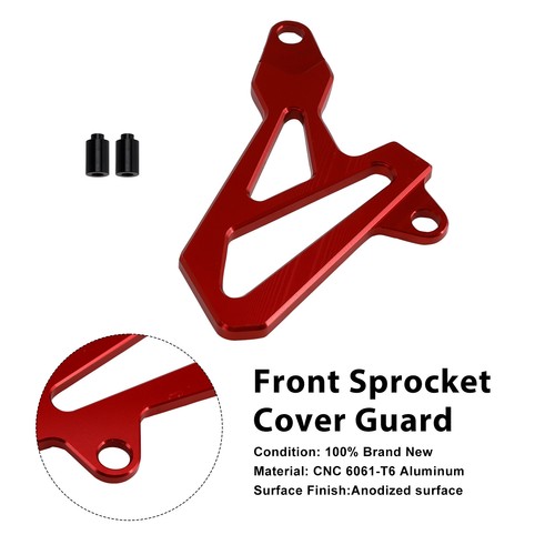 Front sprocket cover guard - cover,