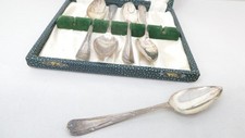 Grapefruit Spoons Silver Plated EPNS Set Of 5 Five With Fitted Presentation Case